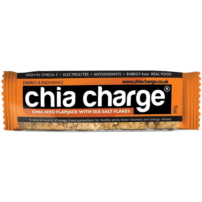 Chia CARGA SAL Salt Flakes Chia Semilla Flapjack 80G