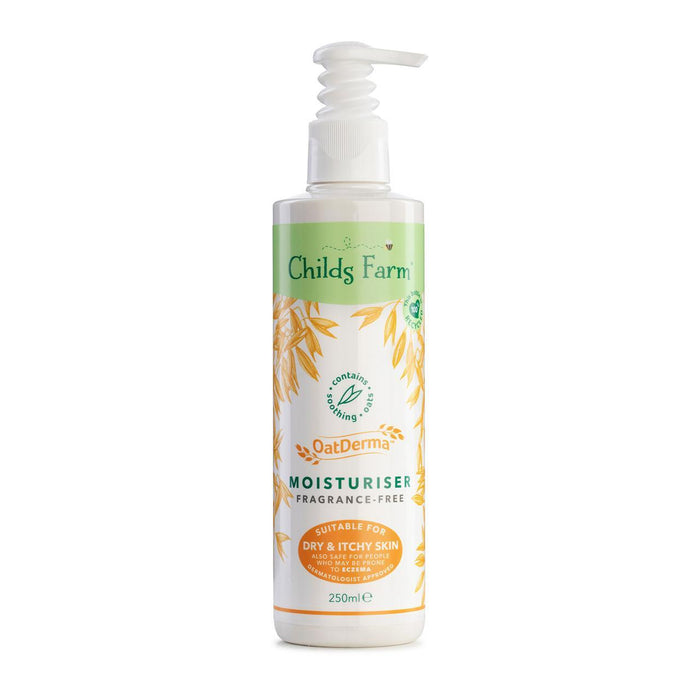 Childs Farm Family OatDerma Moisturiser, Fragrance-Free 250ml