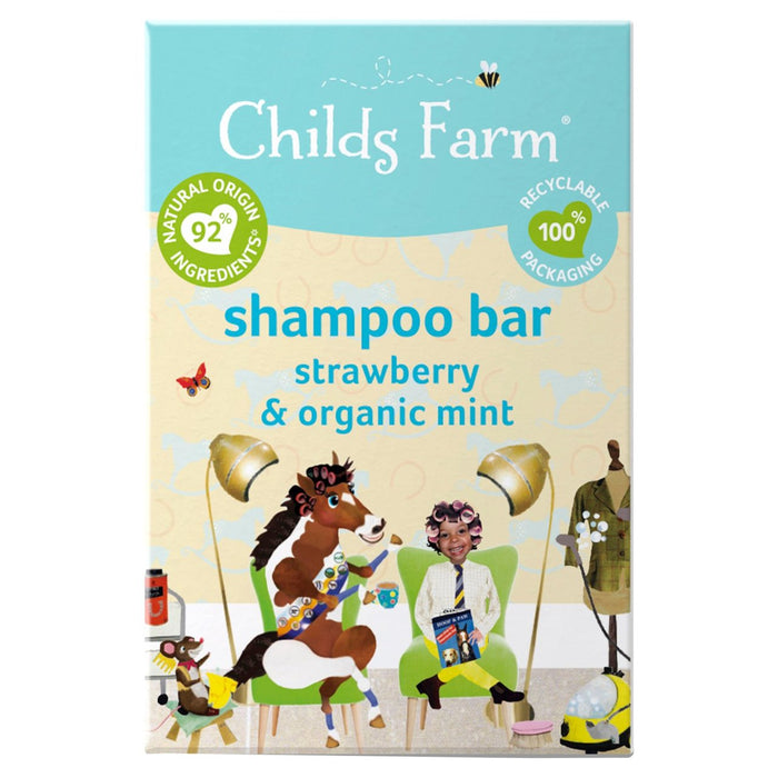 Childs Farm Kids Strawberry & Organic Mint Shampoo Bar 60G