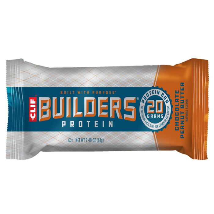 CLIF BUILDERS BARTE DE PROTÉIN DE BEUTRE D'ARCALUE DE CHOCOLING 68G