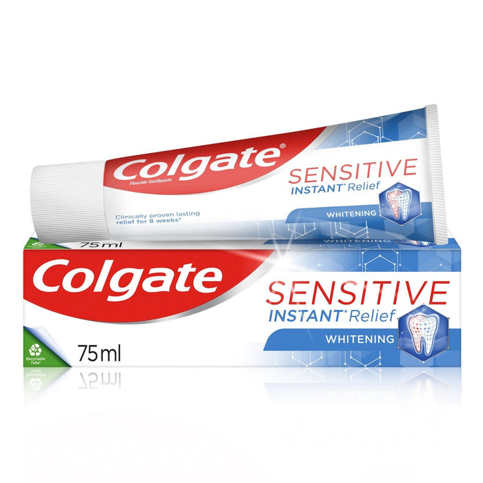 Colgate Sensitive Instant Relief Whitening Toothpaste 75ml