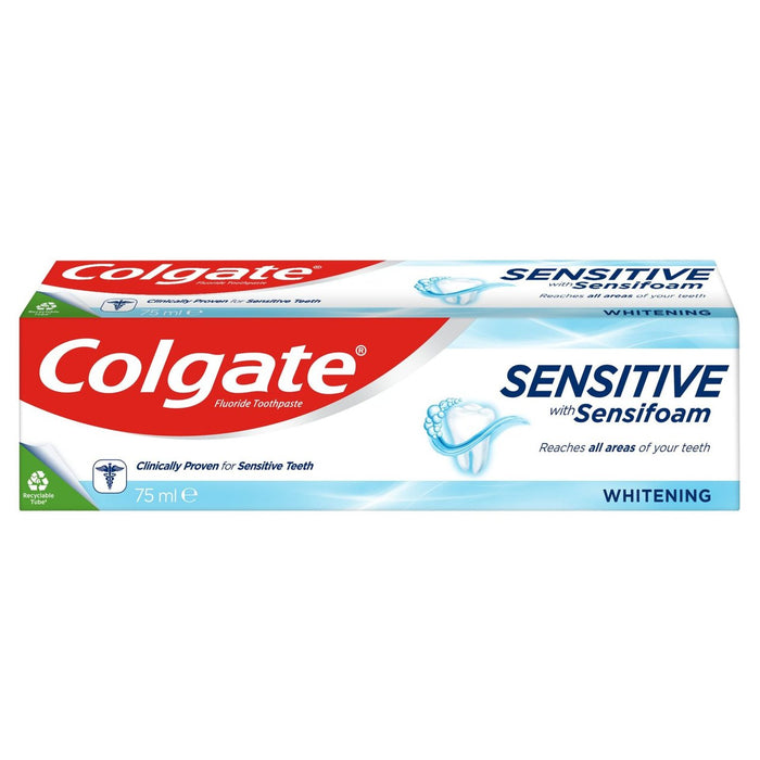 Colgate Sensitive with Sensifoam Whitening Toothpaste 75ml