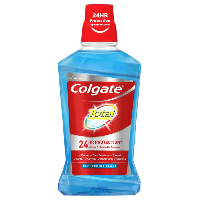 Colgate Total Peppermint Blast Mouthwash 500ml