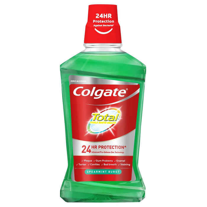 Colgate Total Spearmint Burst Mouthwash 500ml