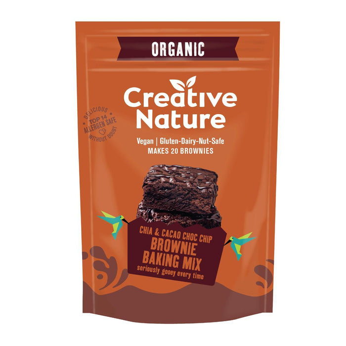 Creative Nature Organic Gluten Free Chia Cacao Brownie Mix 400G