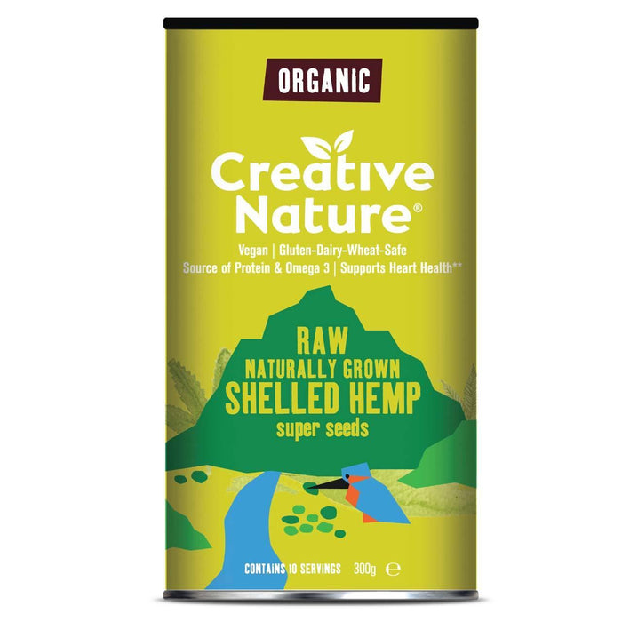 Creative Nature Organic Gluten Free Shelled Hempseed 300g