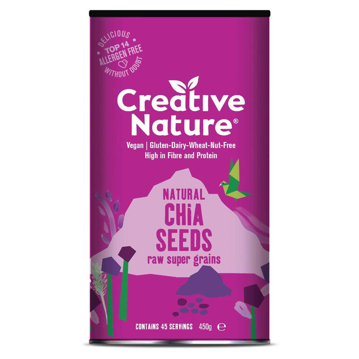 Creative Nature Raw Chia Seeds 450G