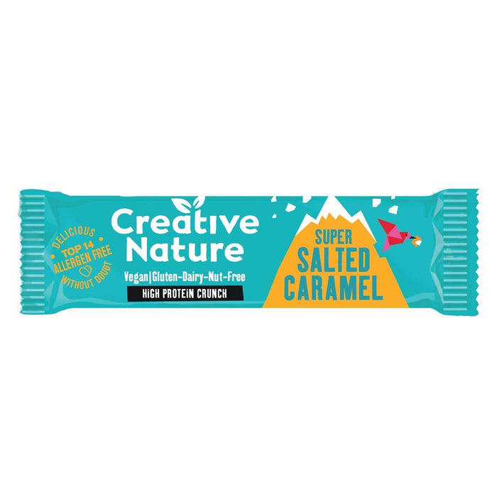 Naturaleza creativa salada caramelo proteína flapjack 40g