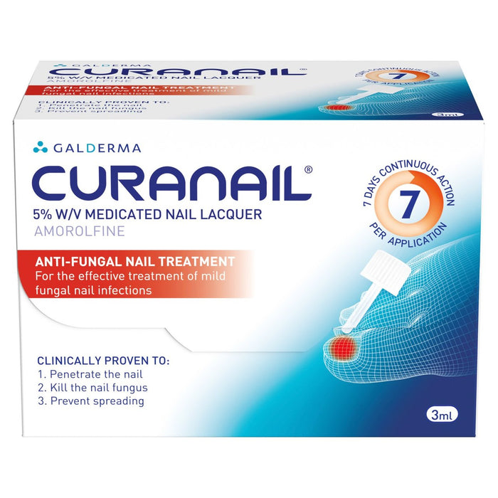 Curanail 5% de tratamiento de uñas fúngicas 3 ml