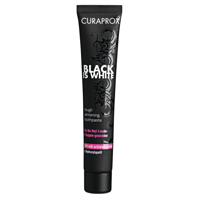 Curaprox Black es pasta de dientes blanca 90 ml