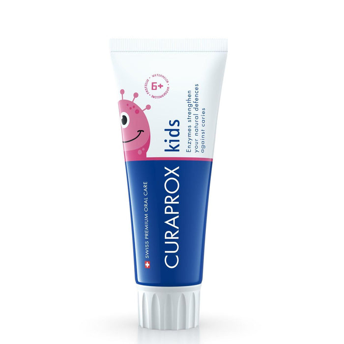 Curaprox Kids Pasta de dientes sandía (fluoruro de 1,450 ppm, edad de seis años y más) 60 ml