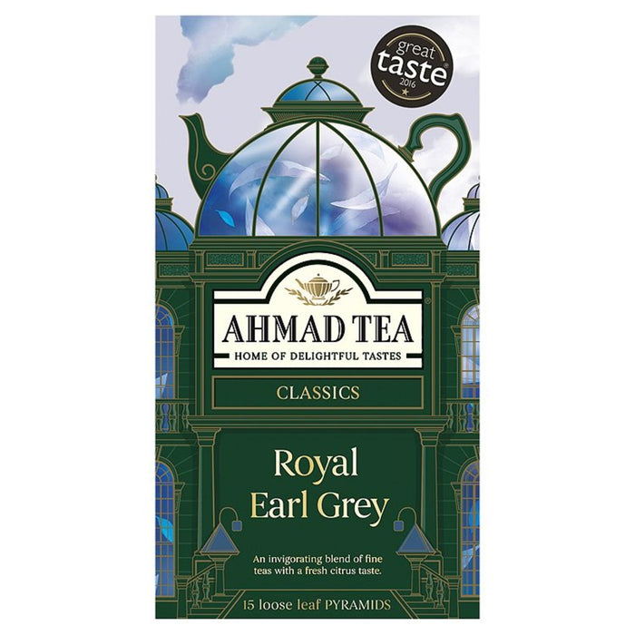 Ahmad Tea Royal Earl Gray Sacs de thé 15 par paquet