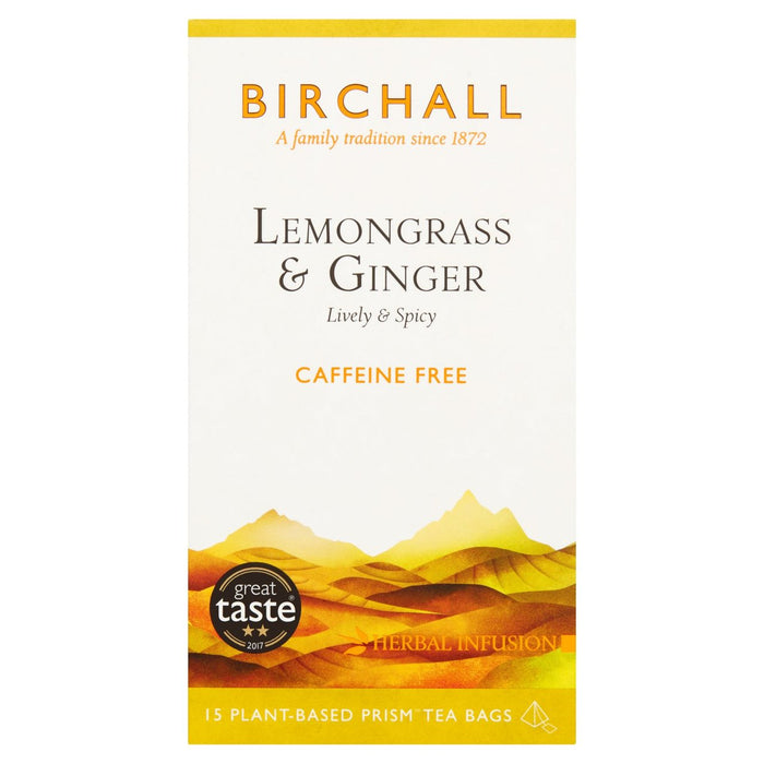 Birchall Lemongrass & Ingwer 15 Prism Teebeutel 15 pro Packung