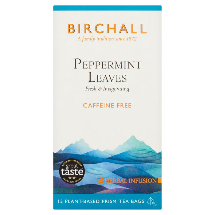 Birchall Peppermint Leaves Tea Bags 15 per pack