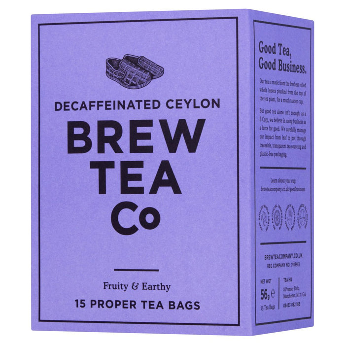 Brew Tea CO CO2 DEKABEIBED ZEA BAIS 15 pro Packung