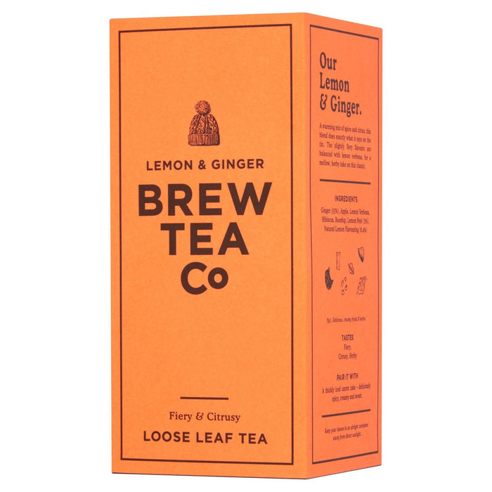 Brew Tea Co Zitrone & Ingwer Lose Blatttee 113g