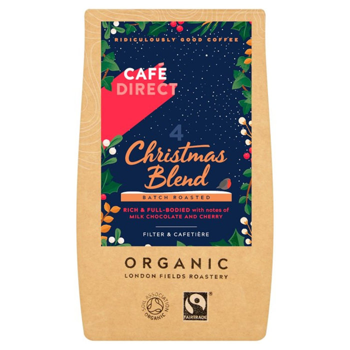 Cafedirect ORGANIC Christmas Blend Bround Café 227G