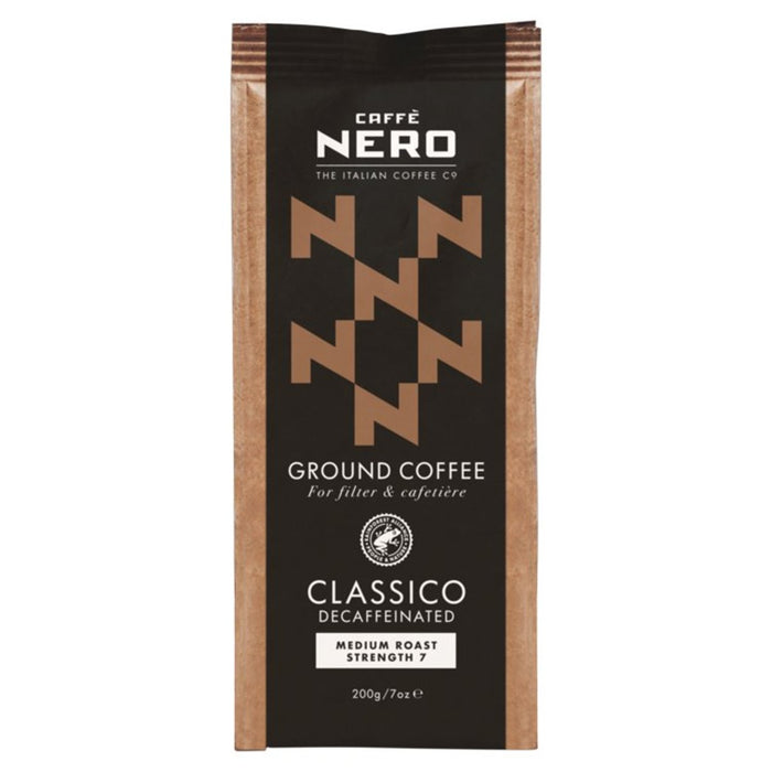 Caffe Nero Classico Decaffeinated Ground Coffee 200g