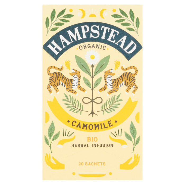 Camomile Infusion Organic Hampstead Tea 20 per pack