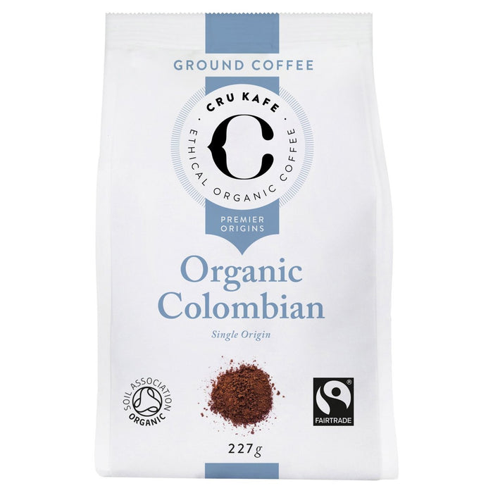 Cru Kafe Organic Fairtrade Colombian Ground Coffee 227g