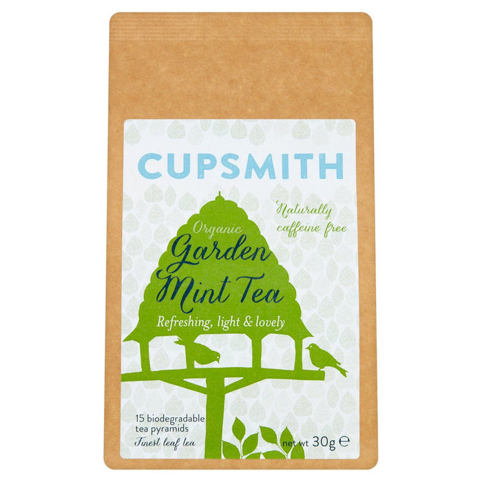 Cupsmith Organic Garden Mint Tea 15 per pack