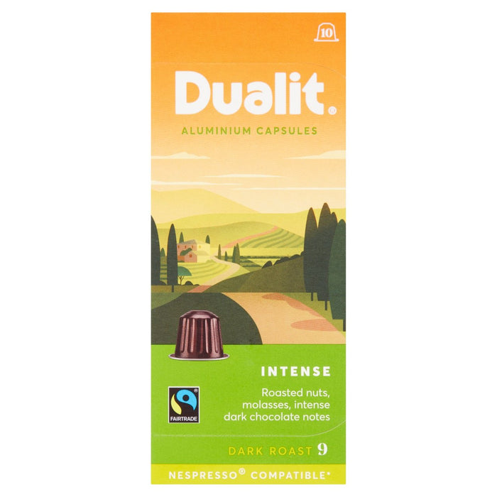 Dualit capsules en aluminium intense 10 par paquet