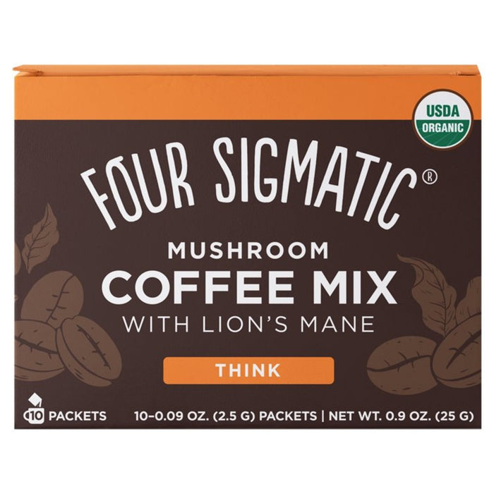 Cuatro Coffee Sigmatic Coffee Lion's Mane & Chaga 10 por paquete