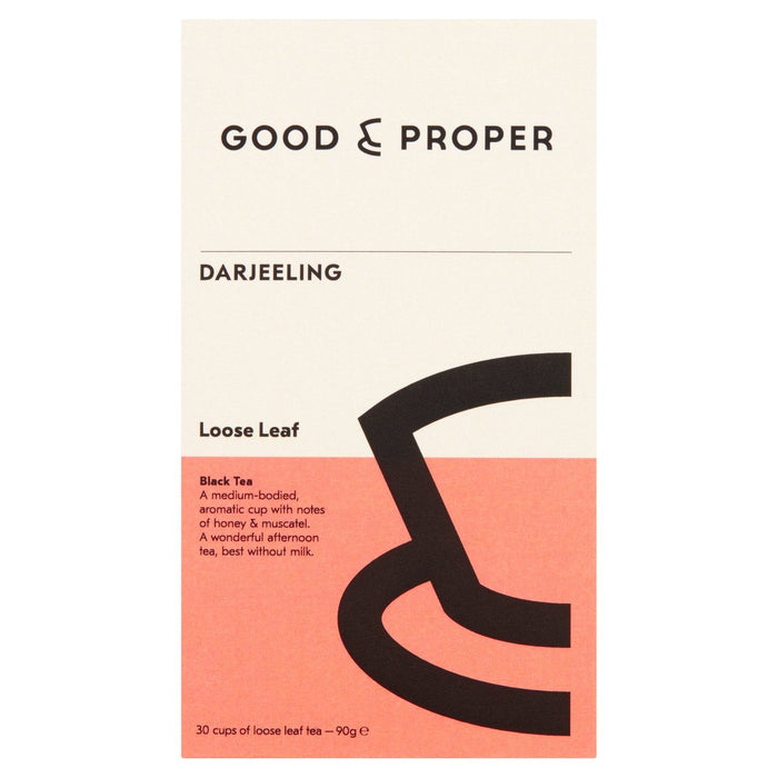 Good & Proper Tea Loose Leaf Darjeeling Tea 90g