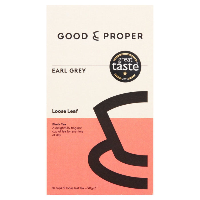 Bon et approprié le thé lâche Earl Grey Tea 90g