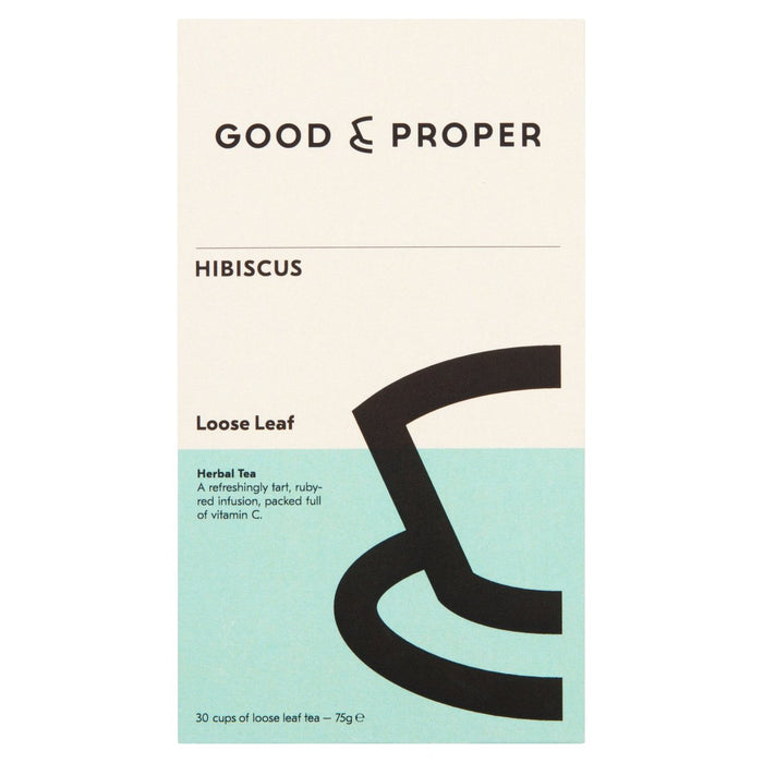 Good & Proper Tea Loose Leaf Hibiscus Tea 75g