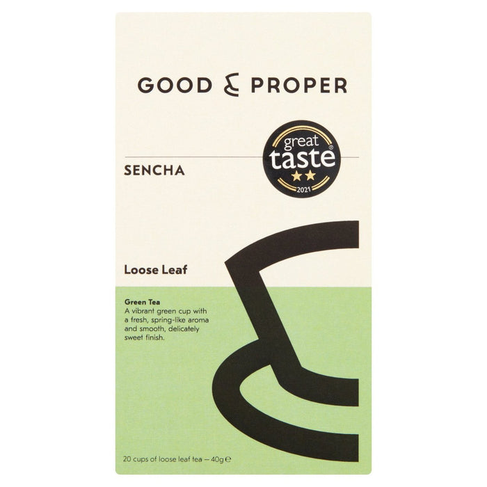 Guter & richtiger Tee Lose Blatt Sencha Grüner Tee 40g