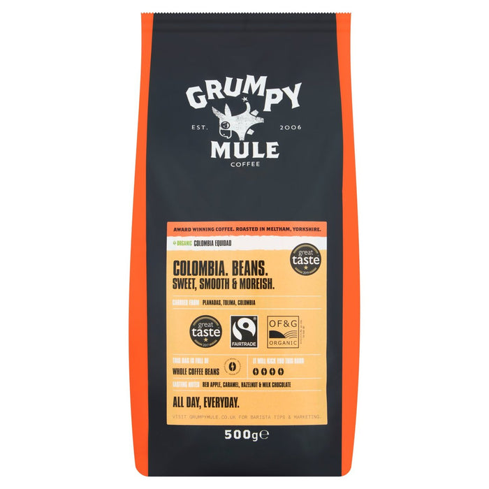 Gruñón mula colombia granos de café 500g