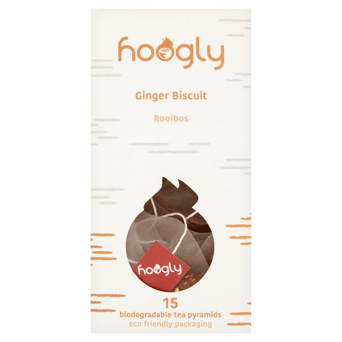 Hoogly Tea Ingwer Keks Teebeutel 15 pro Packung