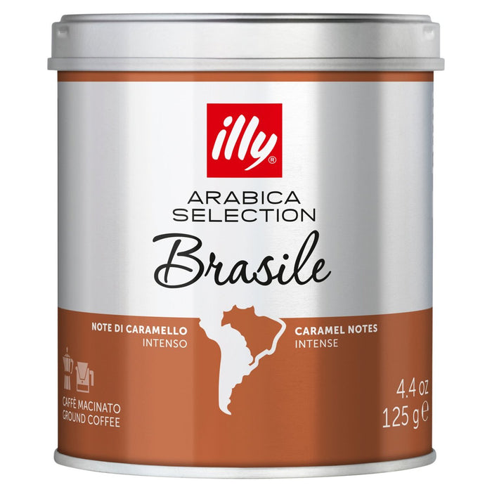 Sélection de l'Arabica au sol Illy Brésil 125g