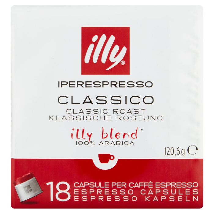 illy Iperespresso Classic Capsules 18 per pack