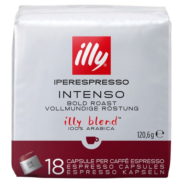 illy iperespresso capsules sombres 18 par paquet