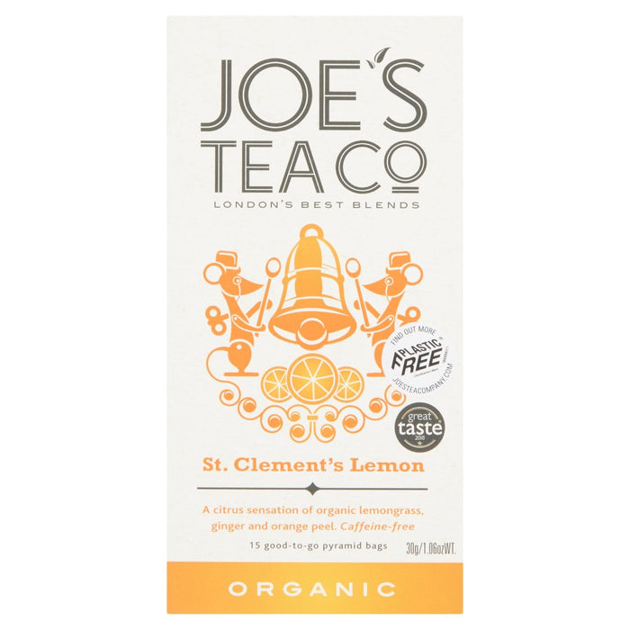 Joe's Tea Co. St. Clement's Lemon Organic 15 per pack