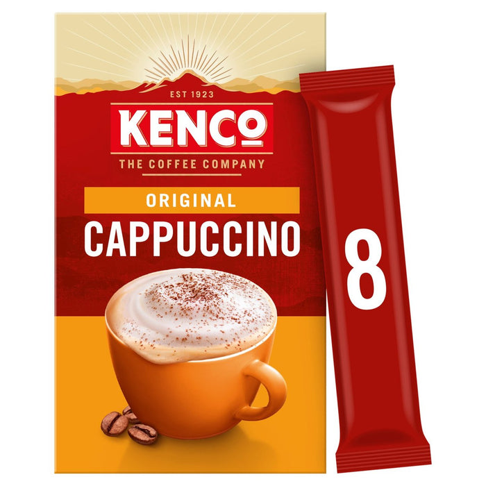 Kenco Cappuccino Instant Coffee Sachets 8 per pack - Special Offer