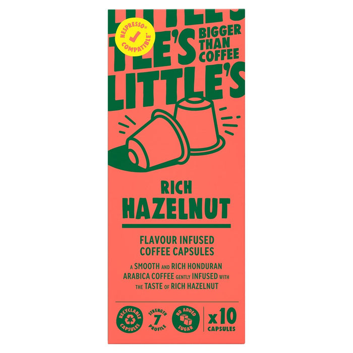 Little's Rich Hazelnut Nespresso Compatible Capsules 10 per pack - Special Offer