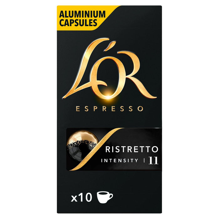 L'Orresso ristretto intensidad 11 cápsulas de café 10 por paquete