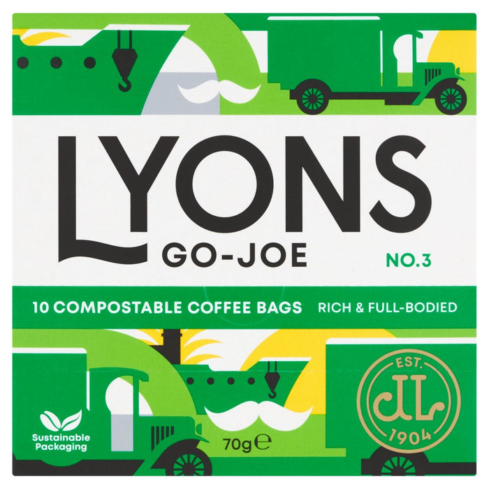 Lyons Go Joe Coffee Bags 10 per pack