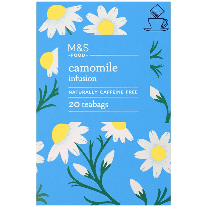 Bolsas de té de infusión de camomiles M&S 20 por paquete