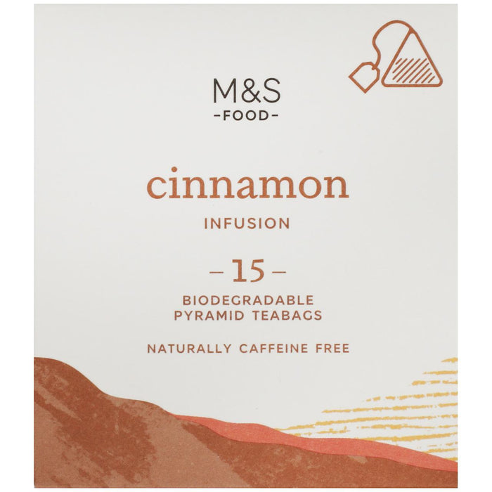 M&S Bolsas de té de infusión de canela 15 por paquete