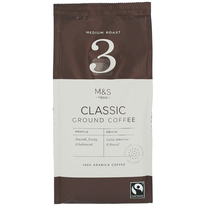 M&S Fairtrade Classic Ground Coffee 227G