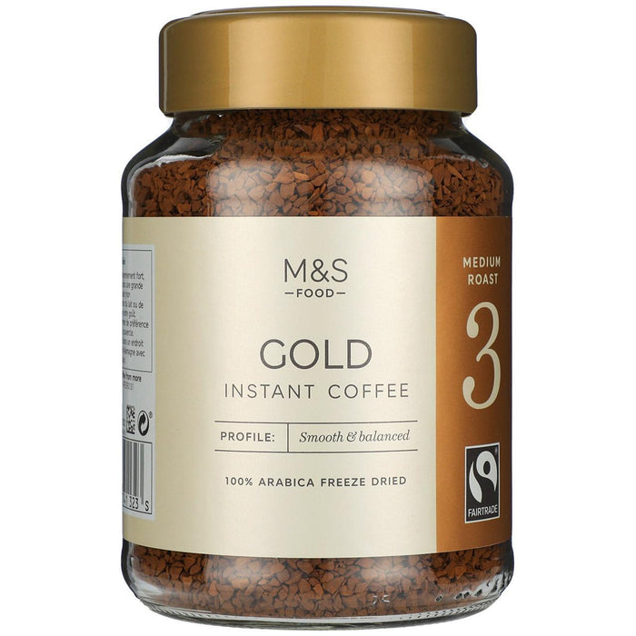 M&S Fairtrade Gold Freeze Dried Instant Coffee 200g