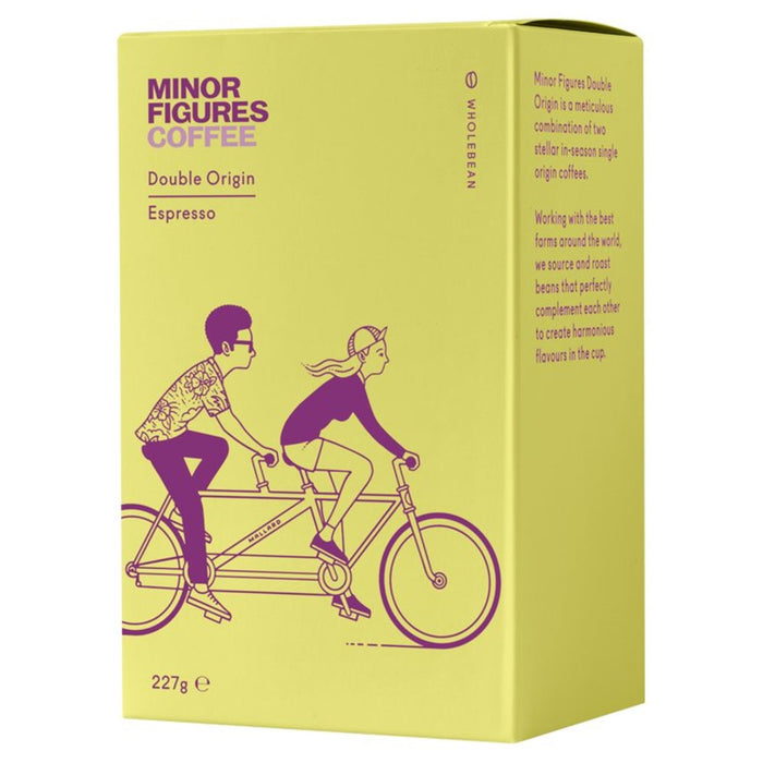 Figures mineures à double origine Espresso Café de grains entiers 227g