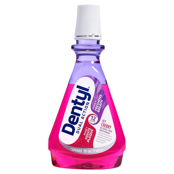 Dentyl Dual Action CPC Mundwasser eisiger Kirsche 500 ml