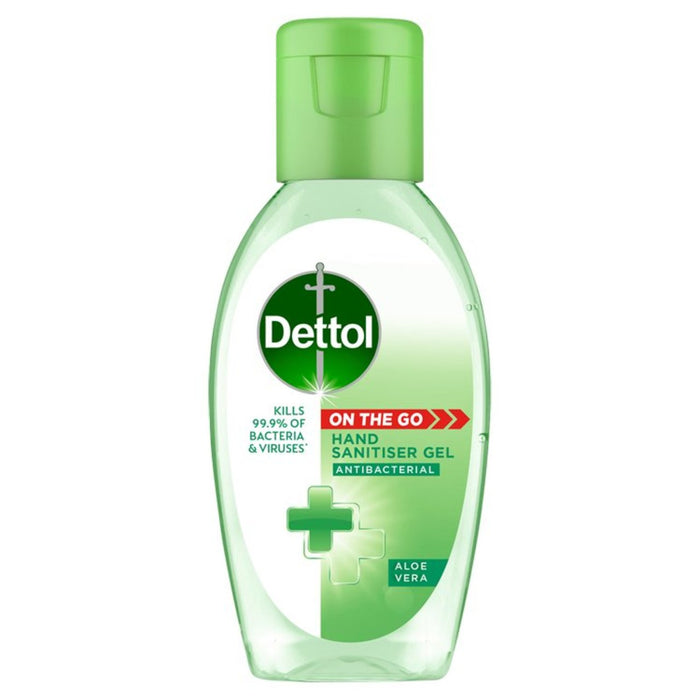 Dettol Antibacterial Anitiser Higiene de la mano gel de higiene de la mano aloe vera 50ml