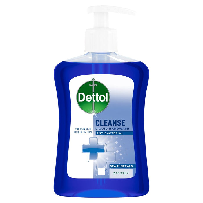 Dettol Antibacterial Líquido Líquido de mano limpieza de mar Minerales 250 ml