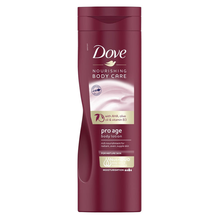 Dove nurishing cuerpo cuidado pro edad loción corporal 400ml